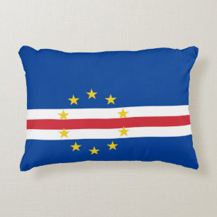 Kap-Verde-Flagge Dekokissen