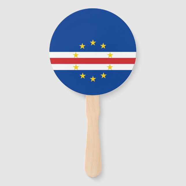 Kap-Verde-Flagge Fächer (Vorderseite)