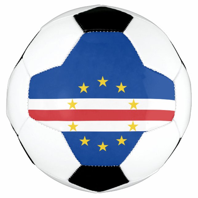 Kap-Verde-Flagge Fußball (Vorderseite)