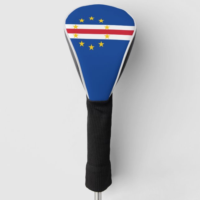 Kap-Verde Flagge Golf Headcover (Vorderseite)