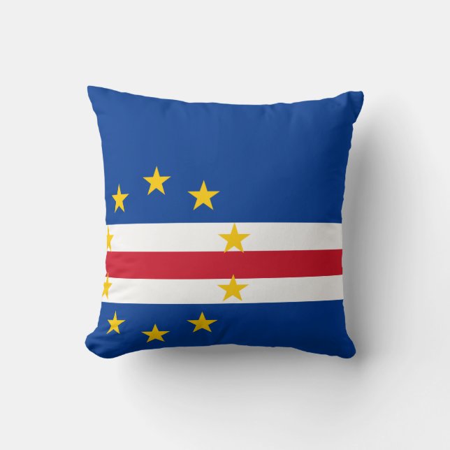 Kap-Verde Flagge Kissen (Vorderseite)