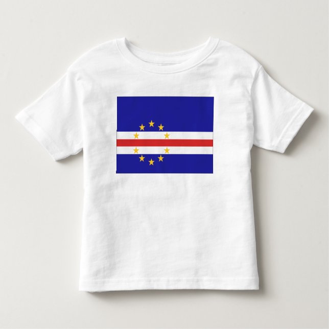 Kap-Verde Flagge Kleinkind T-shirt (Vorderseite)