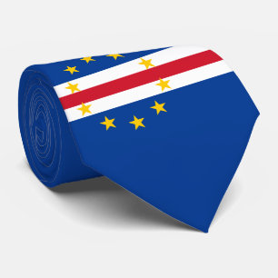 Kap-Verde Flagge Krawatte
