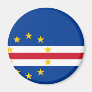 Kap-Verde Flagge Lebenslauf Magnet