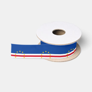 Kap-Verde Flagge Satinband