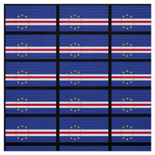 Kap-Verde-Flagge Stoff