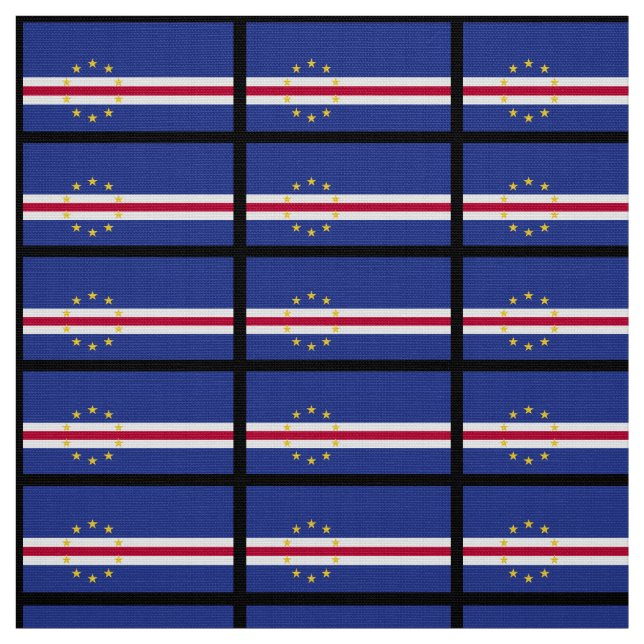 Kap-Verde-Flagge Stoff (Muster)