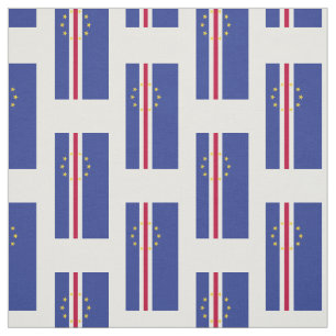 Kap-Verde-Flagge Stoff