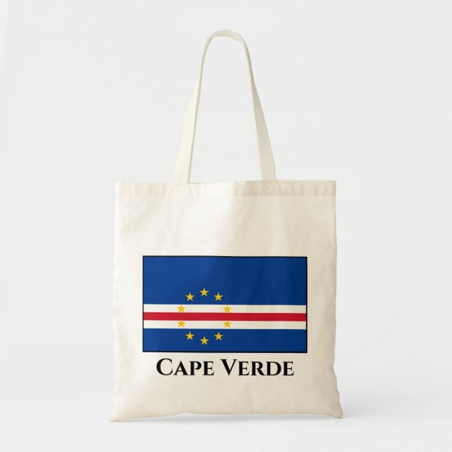 Kap-Verde-Flagge Tragetasche (Vorne)