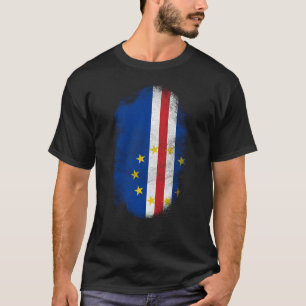 Kap-Verde Flaggen-Andenken - beunruhigtes Cabo T-Shirt