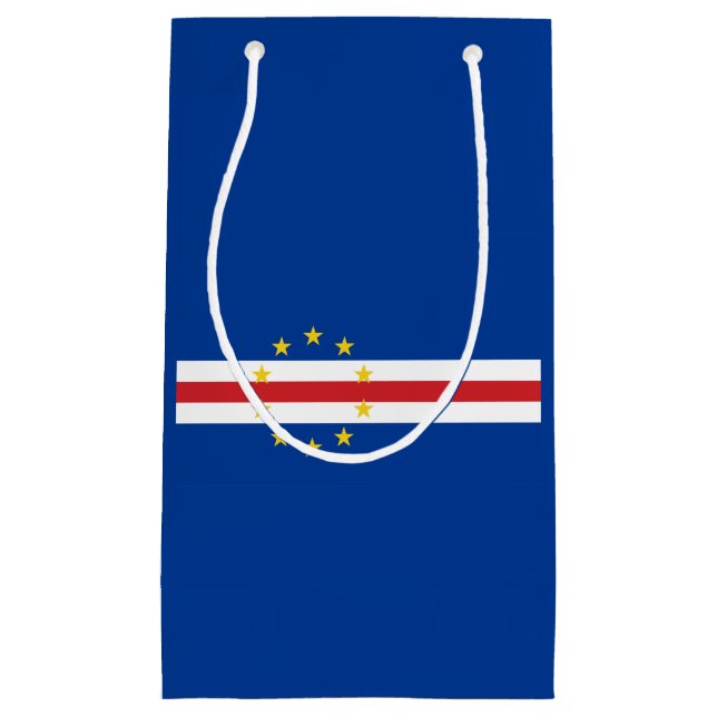 Kap-Verde-Flaggengeschenk-Beutel Kleine Geschenktüte (Vorderseite)