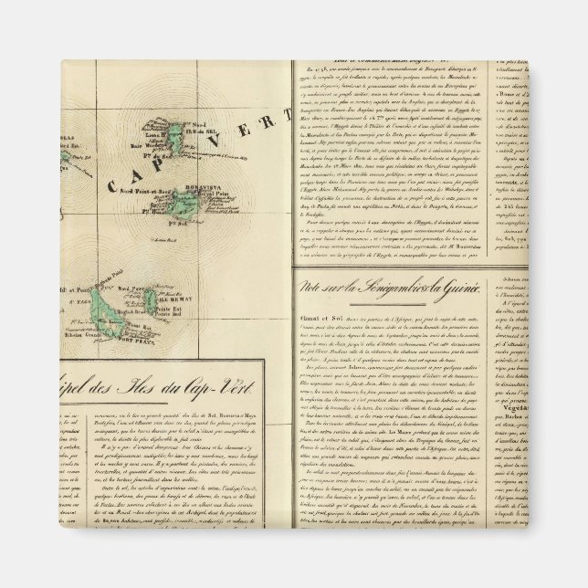 Kap Verde Islands Afrika Magnet (Vorne)