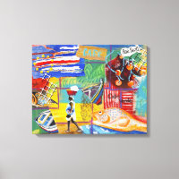 Kap-Verde-Mauer-Leinwand