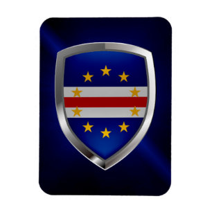 Kap Verde Mettalic Emblem Magnet