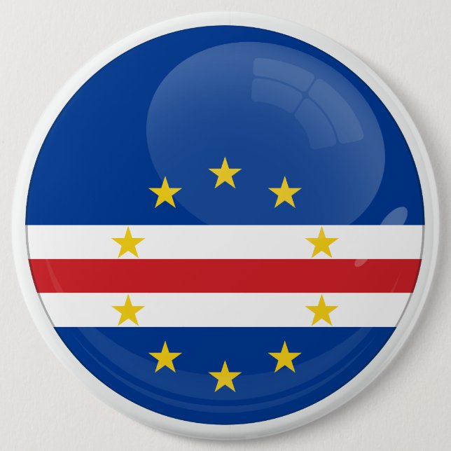 Kap Verde Rund icon flag Button (Vorderseite)