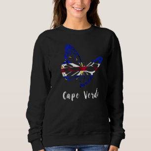 Kap-Verde-Schmetterling-Wandel Hoffnung Kap-Verdis Sweatshirt