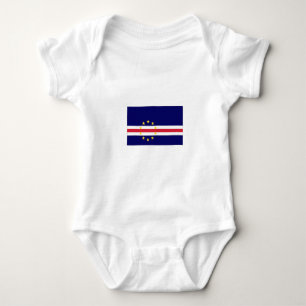 Kap-Verde Staatsflagge Baby Strampler
