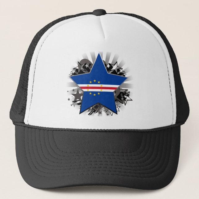 Kap-Verde Stern Truckerkappe (Vorderseite)