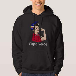 Kap Verde Strong Cape Verdean Roots Woman Scarf Hoodie