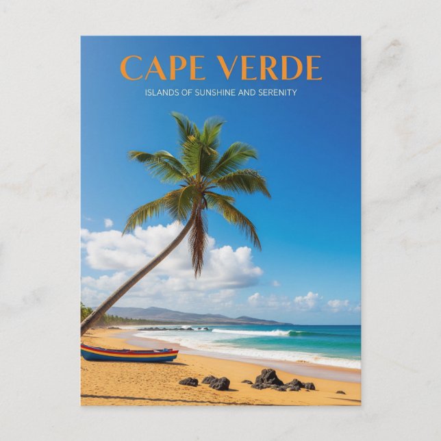Kap Verde Travel Postkarte (Vorderseite)