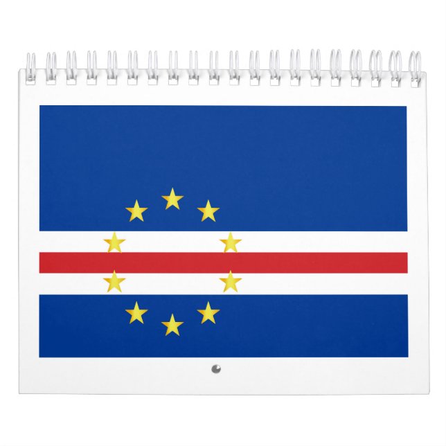 kap-verdische Flagge Kalender (Titelbild)
