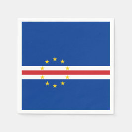 Kap-Verdische Flagge (Kap Verde) Serviette