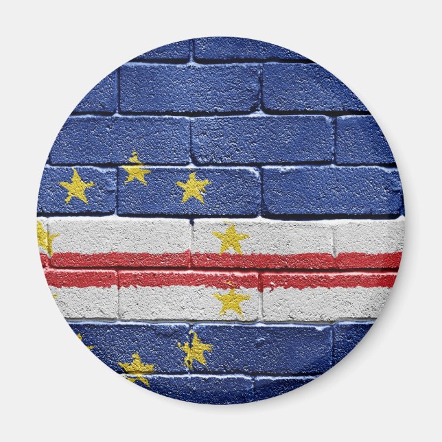 kap-verdische Flagge Magnet (Vorne)