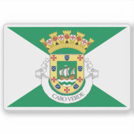 kap-verdische Flagge (Vorschlag von Cabo Verde von Aufkleber