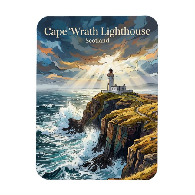 Kap Wrath Schottland Magnet (Vertikal)