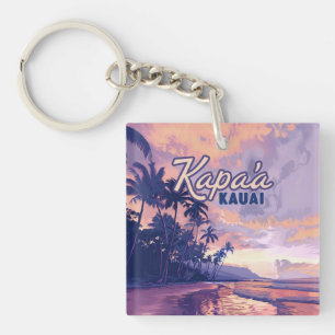 Kapaa Kauai Hawaii Beach Coucher de soleil Palmier