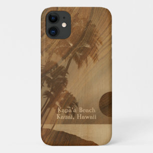Kapaa Sunset Hawaiian Imitats Koa Wood Case-Mate iPhone Hülle