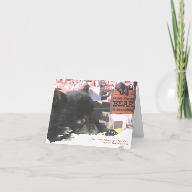 Kapalua halte ich nicht Winterschlaf! - Karte (Vorderseite)