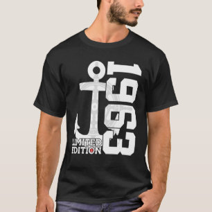 Kapazität 59 Jahre 1963 Matrosen 59. Geburtstag T-Shirt