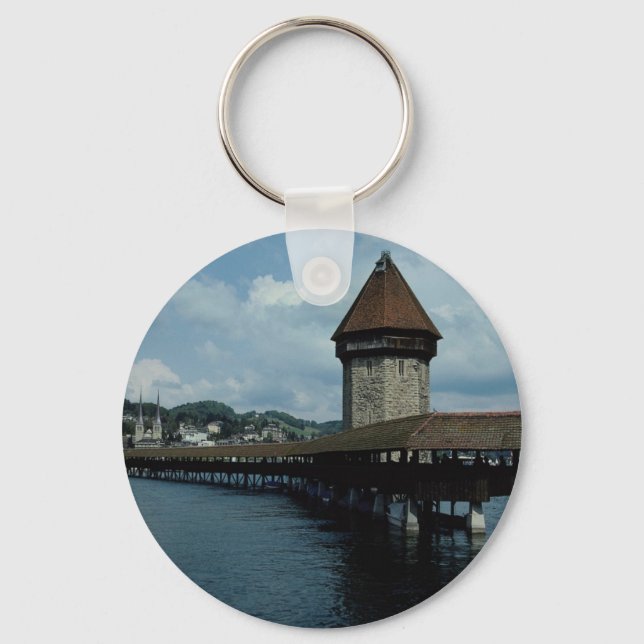 Kapelbruke, Luzern, Schweiz Schlüsselanhänger (Vorderseite)