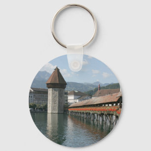 Kapellbrücke, Luzern, Schweiz Schlüsselanhänger