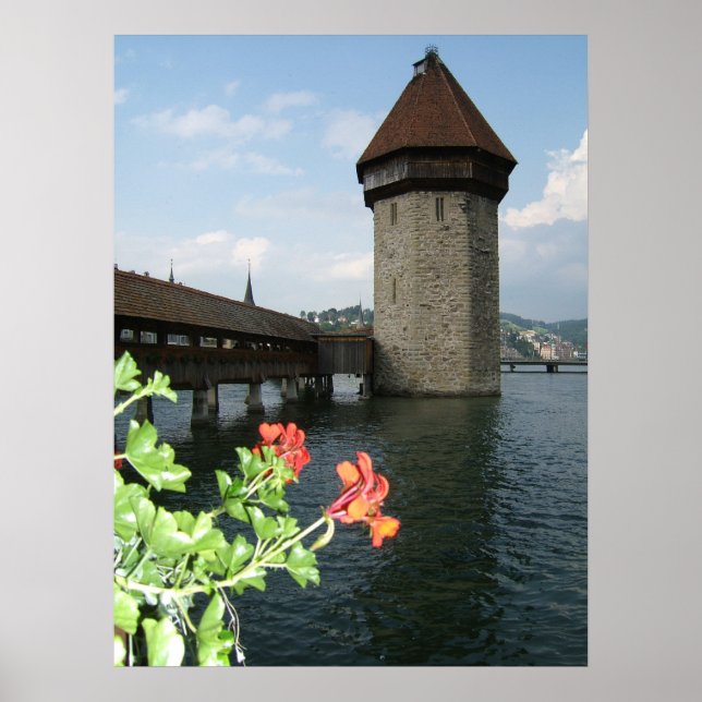 Kapellbrücke Poster (Vorne)