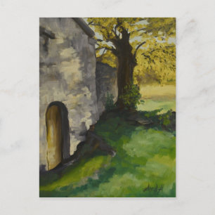 Kapelle am Wegesrand in der Provence Postkarte