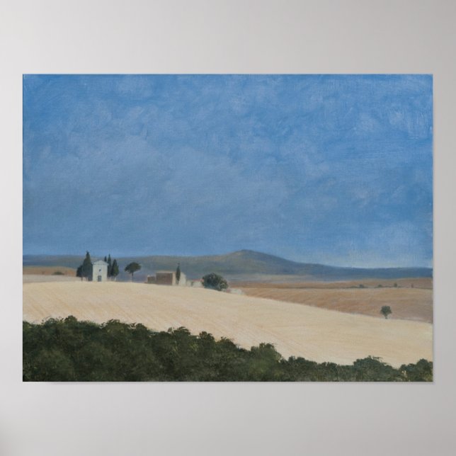 Kapelle bei Pienza 2012 Poster (Vorne)
