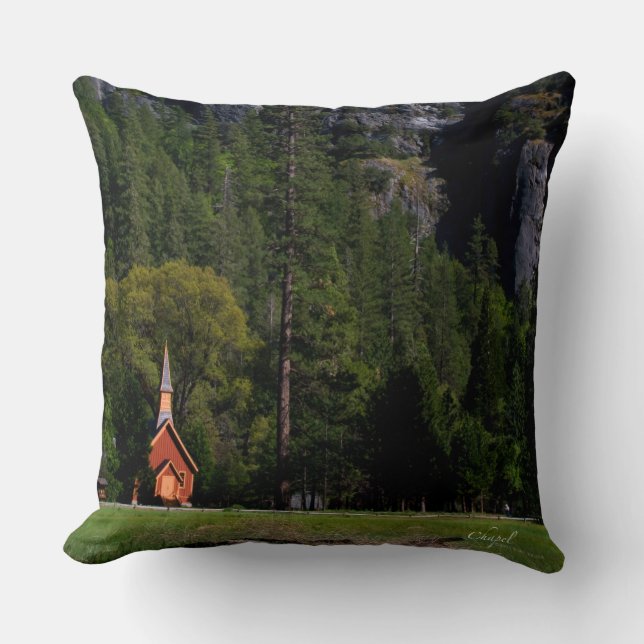 Kapelle bei Yosemite Kissen (Vorderseite)