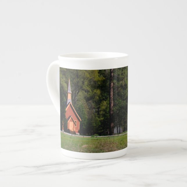 Kapelle bei Yosemite Prozellantasse (Vorderseite Links)