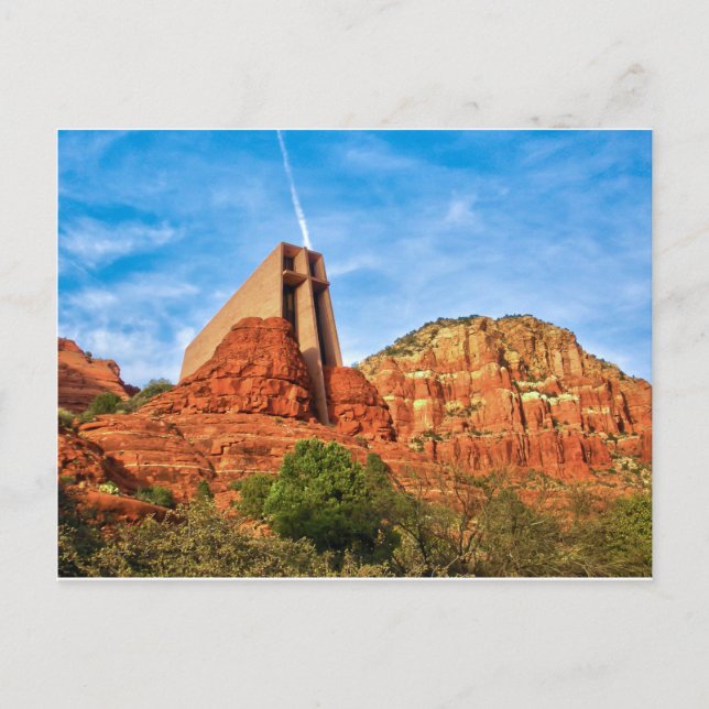 Kapelle des Heiligen Kreuzes Sedona, AZ Postkarte (Vorderseite)