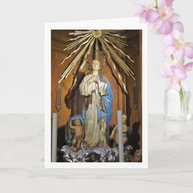 Kapelle des Immakulaten, Kirche San Nicolás Karte (Orchidee)