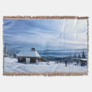 Kapelle im Alpenschnee Decke