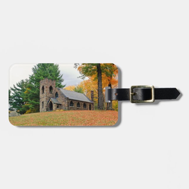 Kapelle im Herbst Gepäckanhänger (Vorderseite horizontal)