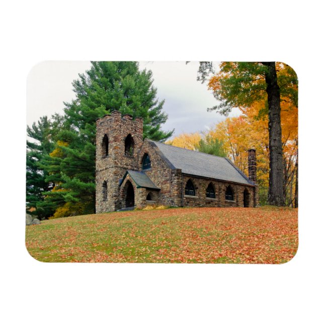 Kapelle im Herbst Magnet (Horizontal)
