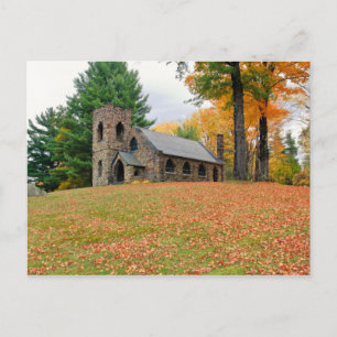 Kapelle im Herbst Postkarte