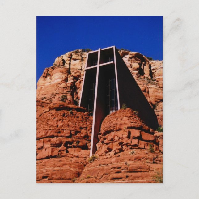 Kapelle in Rock, Sedona, Arizona Postkarte (Vorderseite)