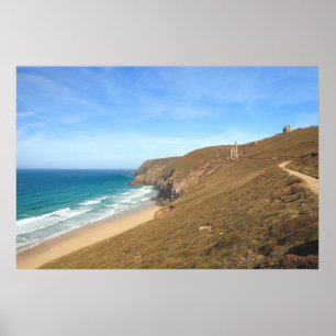 Kapelle Porth auf St.Agnes Poster