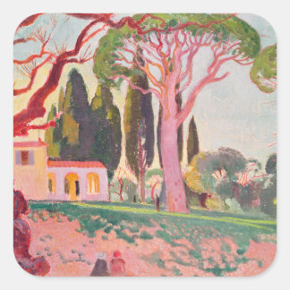 Kapelle Saint-Cassien, Cannes, 1922 Quadratischer Aufkleber