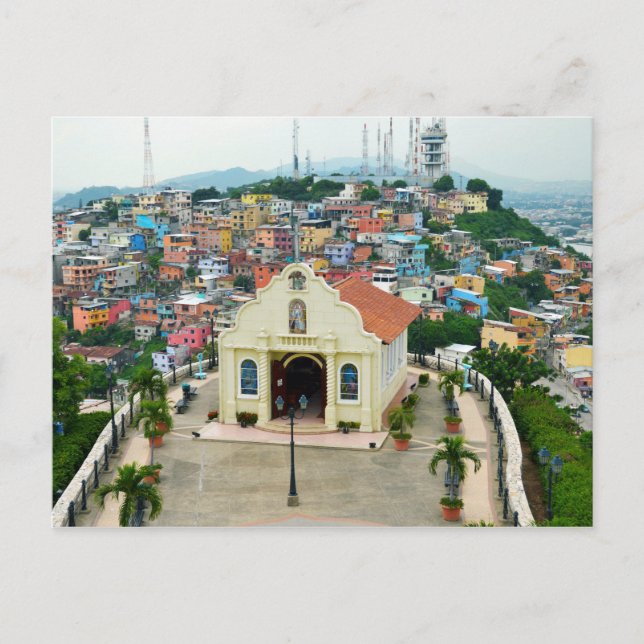 Kapelle Santa Ana, Guayaquil, Ecuador Postkarte (Vorderseite)